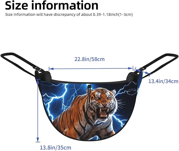 Roar Tiger Car Seat Organizer-Backseat Storage Bag for Travel | Waterproof Durable. Holds Snacks Gear Essentials. Fits Most Cars.