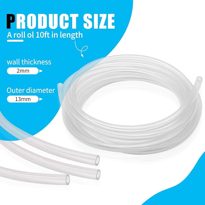 Cord Protectors from Pets No Chew - Heavy Duty Wire Cover & Transparent Cable Sleeve (1/2in Dia, 30ft Length, 2mm Thick) - Puppy Proof Cord Covers for Electrical Wires, TV Cables, Chargers (30FT)
