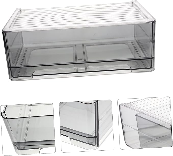 Underwear Organizer Storage Bin Stackable Clothing and Organizer for Bedroom Closet and Dresser Capacity Portable Design Easy Access Grey Includes Labels