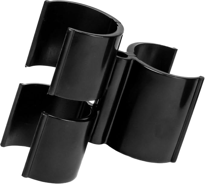 OVENTE Canister Vacuum Accessory Holder for ST2620 Series, Black ACPST2679 | Clip On Organizer for Crevice Tool or Pet Hair Brush for Quick Access, Durable and Easy to Use Attachment