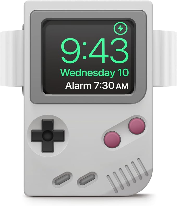 elago W5 Stand for All Apple Watch Series | Ultra3/Ultra2/Ultra/11/10/9/8/7/6/5/4/3/2/1/SE3/SE2/SE1, 49mm, 46mm, 45mm, 44mm,42mm (Light Grey)