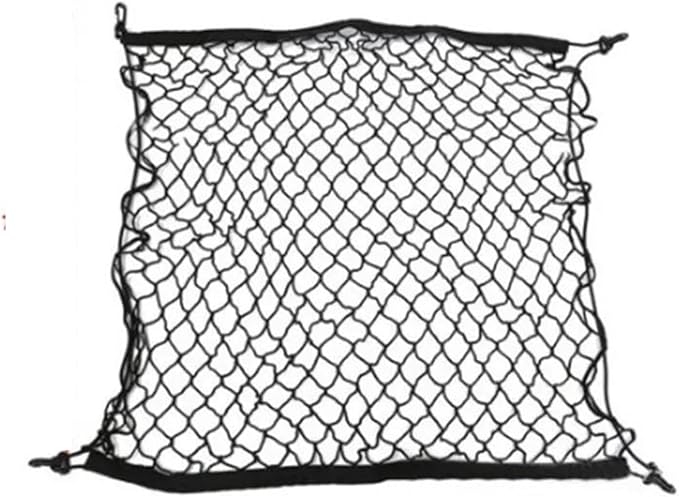 Car Nets Car Trunk Net Luggage Nylon Mesh Truck Storage Organizer For A4 B9 B8 A3 8Y 8P 8V A5 A6 Q3 Q5 Q7 Network Pocket Accessories Cargo Net (70X70cm)