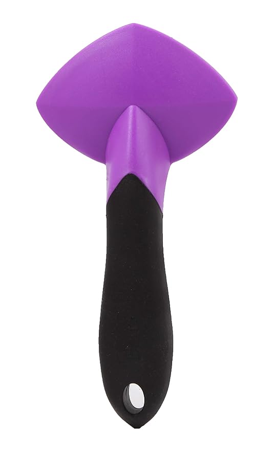 Hartz Groomer's Best Small Slicker Brush for Cats and Small Dogs, Black/Violet, 1 Count (Pack of 3)