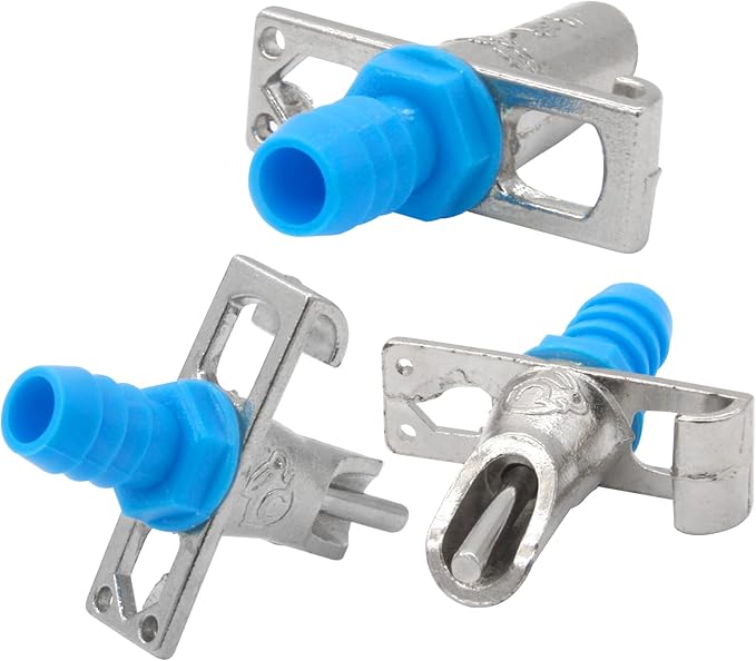 Upgrade Automatic Rabbit Watering Kit Include 12 Nipple Drinker Feeders, 32 Feet Odorless ID 5/16" Hose, Barb Fittings to G1/2" Thread Connector, Rabbit Nipples, Watering System Bucket Connector