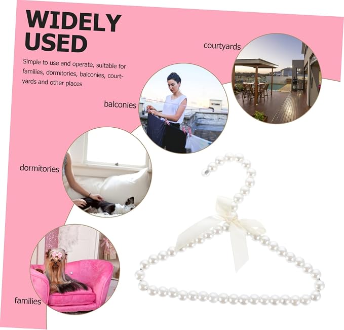 Mobestech 2pcs Puppy Clothes Hanger Decorative Windproof Pet Clothes Rack for Dogs and Cats Compact and Lightweight Design for Indoor and Outdoor Use