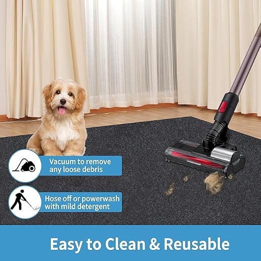 Kennel Pad Dog Crate Mat Liner, 34" x 52" - 1 Pack | Waterproof, Non-Slip, Washable Puppy Pee Pad for Kennel Training - Under Pet Cage to Protect Floors, Thin Cut to Fit Design