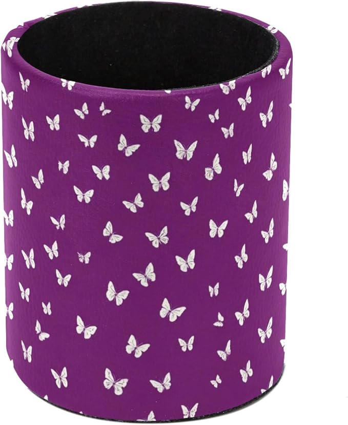 Butterflies Pen Holder, Pencil Cup Marker Brush Holder Desk Storage Case, Desktop Organizer for School Office Home Supplies