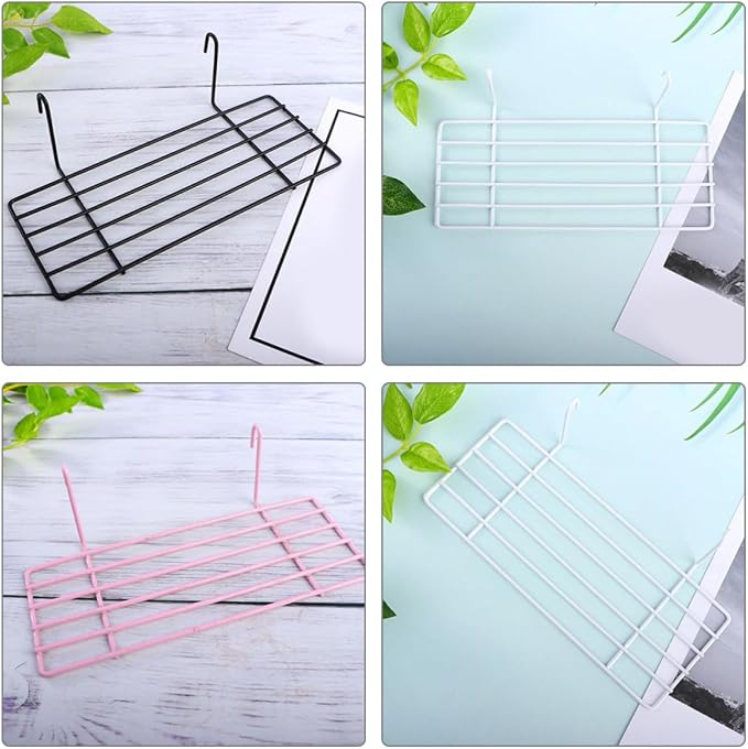 3pcs Hanging Bird Cage Wall Platform Iron Stand for Parrot Canaries | Simple Installation, Large Standing Space, Crack Resistant, Impact Resistant
