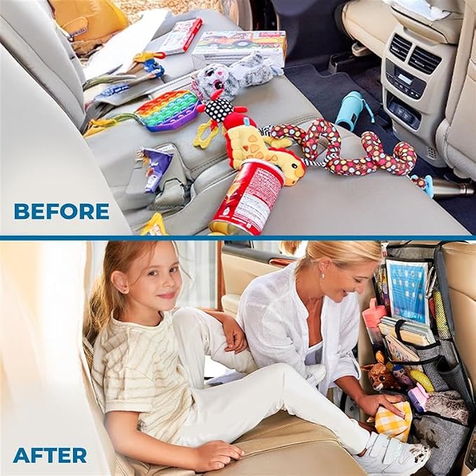 EcoNour Car Kick Mats Back Seat Protector