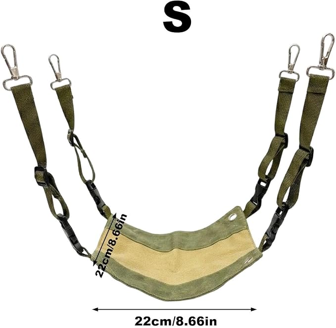 Bearded Dragon Hammock, Reptile Climbing Bed, Gecko Rest Stand | Breathable Oxford Cloth Stable Lounger with Hanging Hooks, for Lizard Frog Turtle Small Snake Tarantulas Chameleon Geckos