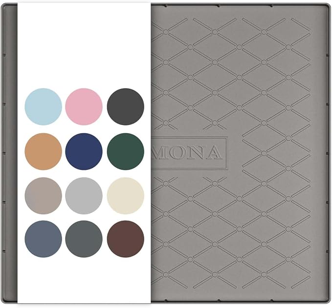 URMONA 22" x 19" Waterproof Silicone Mat in Multiple Sizes & Colors, Under Sink Mat for Kitchen & Bathroom, Pet Food Pad for Dogs & Cats, Kitchen Cabinet Liner, Multi-Purpose for Storage(Beige)