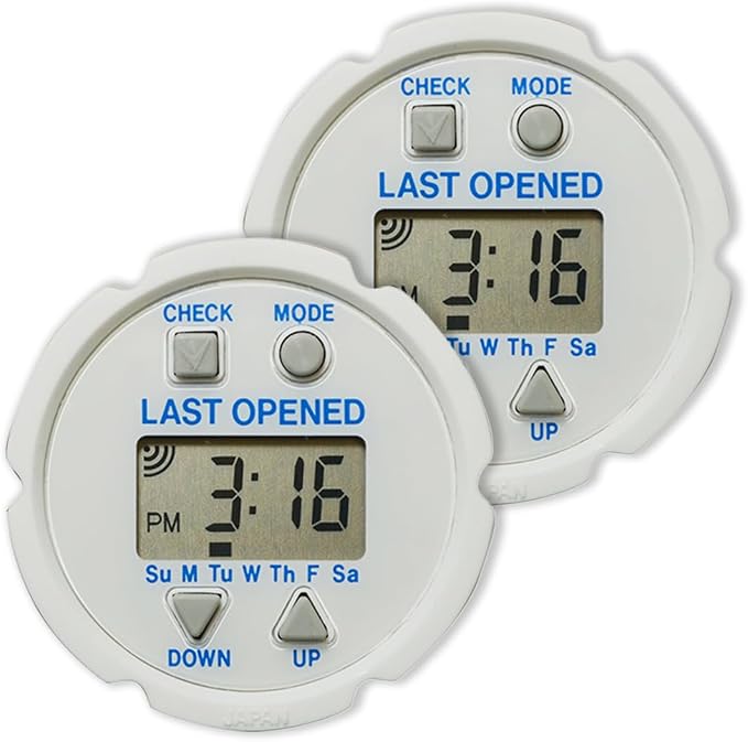 TimeCap Bottle Cap with Last Opened Time Stamp & Reminder | Tracks Last Open Date for Medication, Vitamins, Supplements & Pet Care