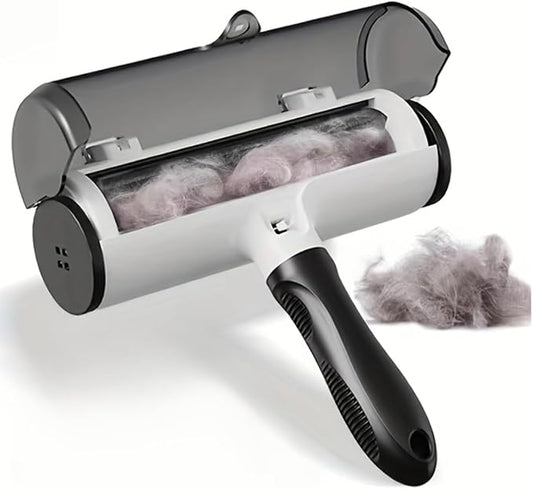 Neatly.co Reusable Pet Hair Remover Roller - Eco Friendly Self-Cleaning Lint Roller for Dog and Cat Fur - Best for Furniture, Couch, Carpet & Car Seats