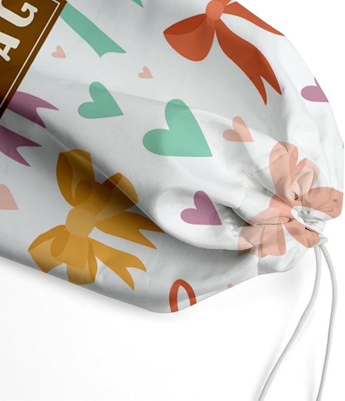 Plastic Bag Holder,Reusable And Washable Grocery Bag organizer,for Home Kitchen Travelling Camping Decor, use 1 Pack, Bow Pattern