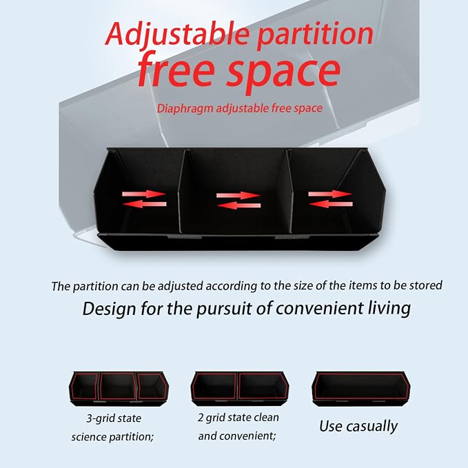 Car Trunk Organizer for For Toyota RAV4 Hybrid - Custom Fit,Large Space Outdoor Trunk Organizer with Leather,Hook and Loop Fastener,4-Layer Cover,For Toyota RAV4 Hybrid 2020-2025