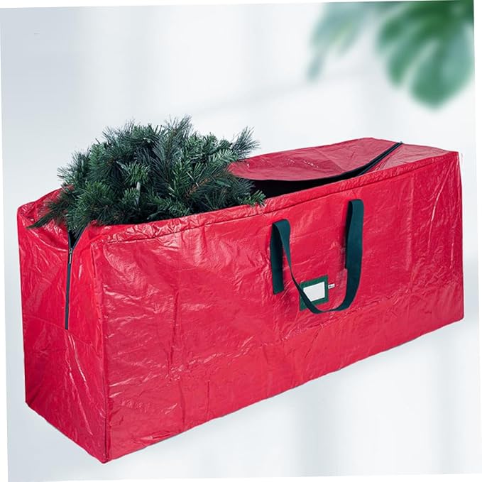 Zerodeko Large Christmas Tree Storage Bag Organizer with Zipper for Easy Closure Protects Christmas Trees Holiday Items
