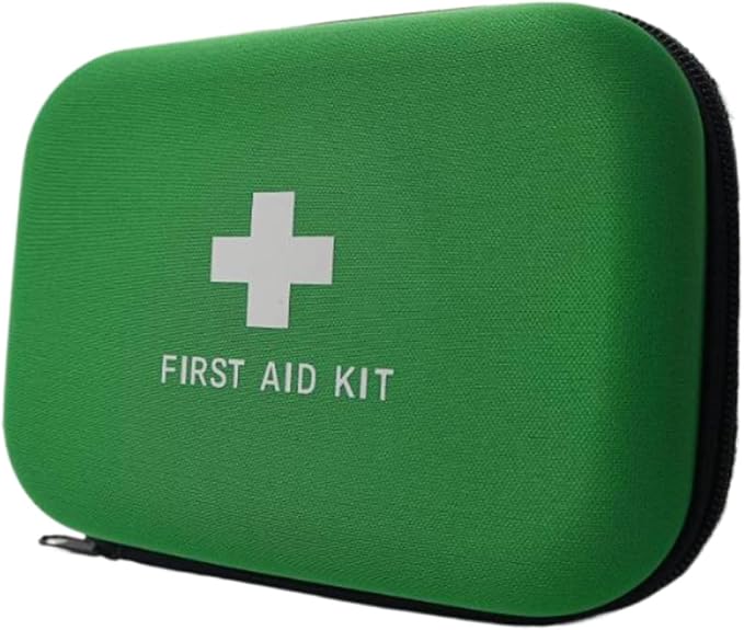 First Aid Hard Case Empty, First Aid Hard Case First Aid EVA Hard Red Medical Bag for Home Health First Emergency Responder Camping Outdoors (Green)