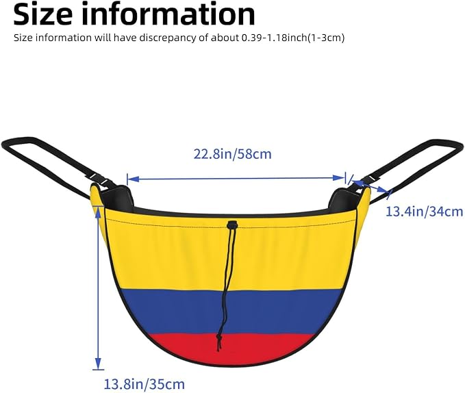 Flag of Colombia Car Seat Organizer-Backseat Storage Bag for Travel | Waterproof Durable. Holds Snacks Gear Essentials. Fits Most Cars.