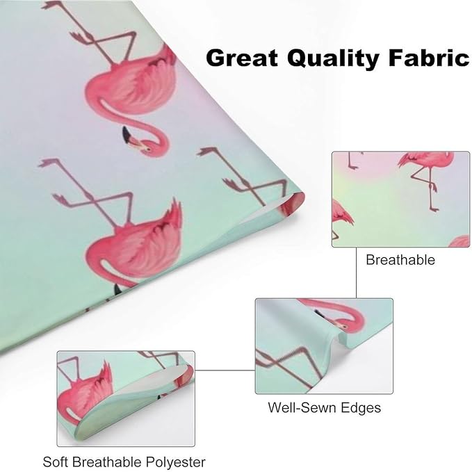 Portable Adjustable Cute Pink Flamingo Triangle Dog Scarf, Lightweight and Comfortable Pet Daily Accessories for Casual Daily Use