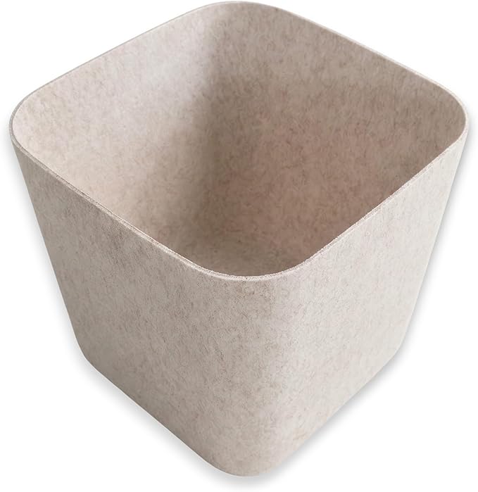Welaxy Hide Storage Felt Bin Oatmeal Shelf Basket Cubic Container Closet