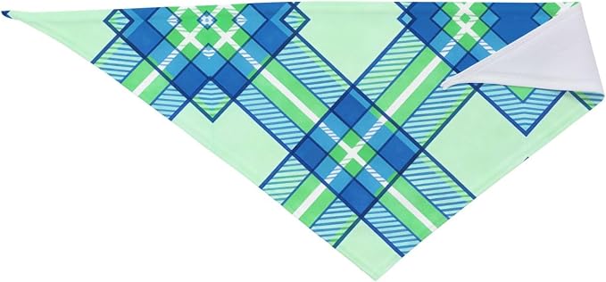 Teacher's Pet Dog Bandana,Funny Bandana Gift,Photo Prop Accessories for Dog Lovers Owner Gift,Triangle Reversible Fall Scarf, Adjustable (Checkered)