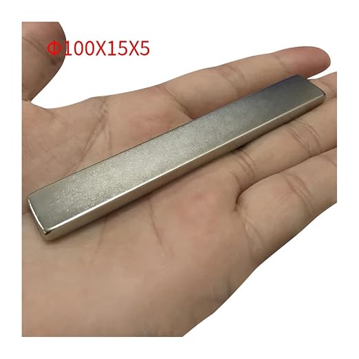 Neodymium Rectangle 100x15x5mm Magnetic Rare Earth Magnetic Strip Magnets(100x15x5mm (1pc))
