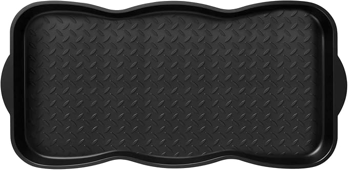Boot Tray for Entryway, 6 Pack Waterproof Shoe Trays for Indoor Outdoor Use 30"x15" Durable Shoe Mat with Raised Edge, Non-Slip Tray for Boots, Pets, Garden & Muddy Shoes