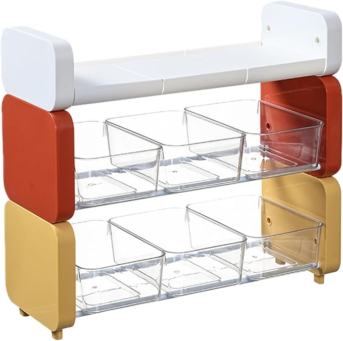 Colorful Teas Bag Organizers Shelf Teas Bag Organizers Portable Stand Rack with Easy Identification Features Home Organization