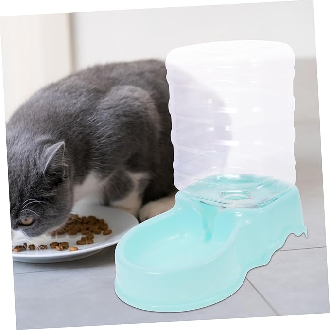 HEMOTON Automatic Dog Water Feeder Dispenser Gravity Design Pet Accessory for Easy Feeding Durable Self Filling Bowl for Dogs and Cats Saving Water