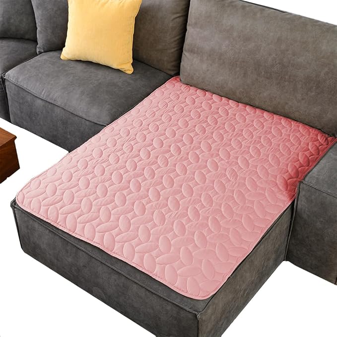 Ameritex Pet Bed Cover Dog Bed Blanket for Sofa and Furniture Waterproof New Pattern Design (40x50 Inch, Pink)