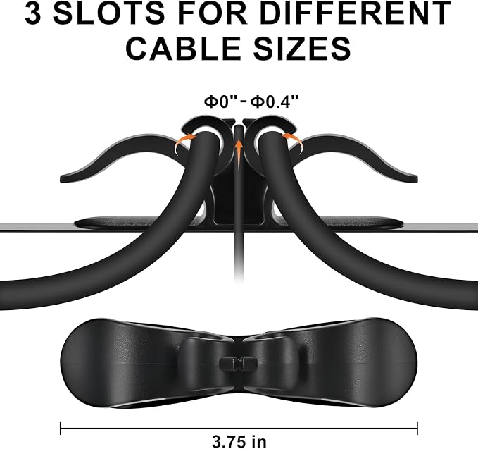 8PCS Cord Organizer for Appliances,Upgraded Appliance Cord Wrap | Appliance Cord Organizer Cord Kipper Cord Holder for Appliances Stick on Pressure Cooker, Coffee Maker, Air Fryer,Mixer