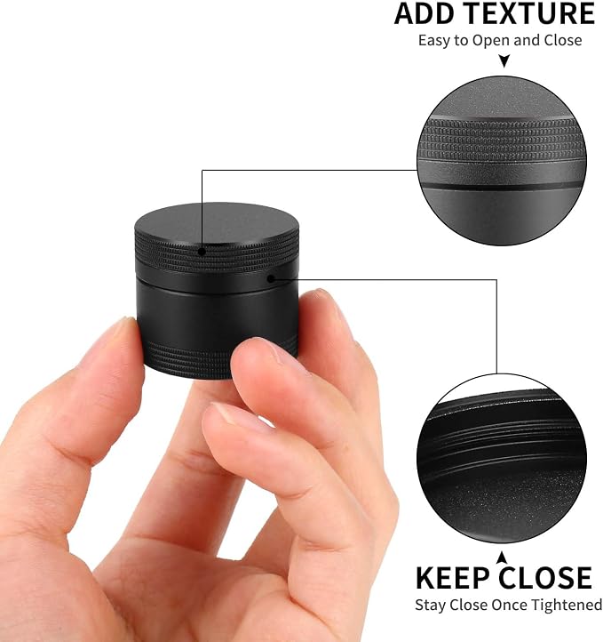 Small Daily Pill Box - Portable Waterproof Metal Pill Case for Purse | Travel Pill Container for Pocket, Aluminium Alloy Round Medicine Vitamin Organizer Unique Gift