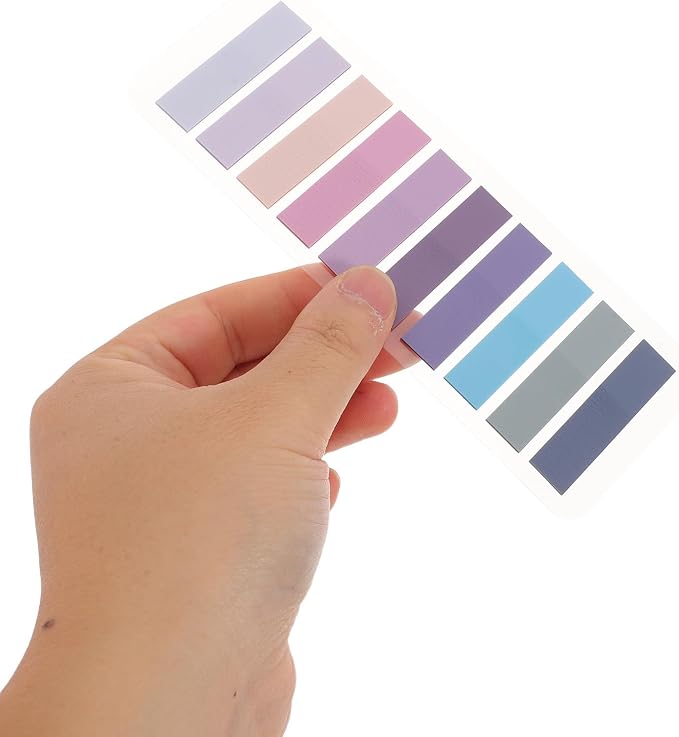 2000pcs Sticky Index Tabs for Annotating Books, Repositionable Pet