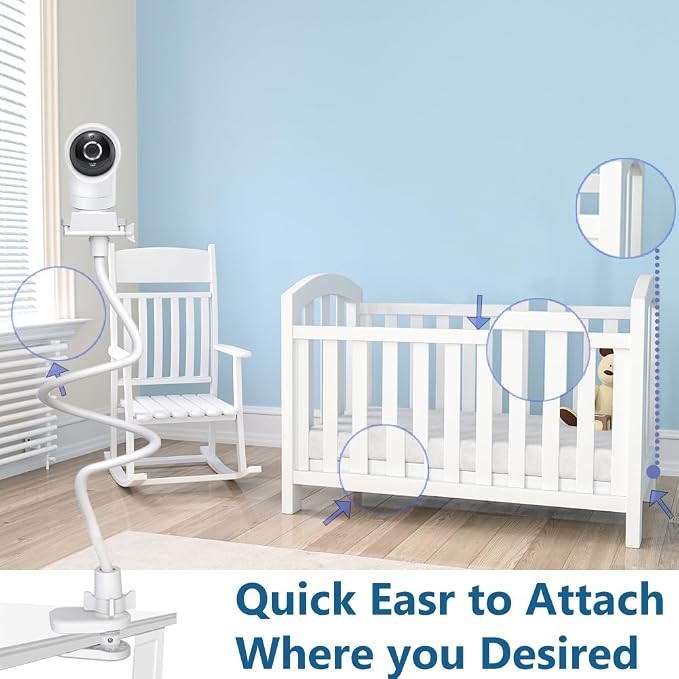 Baby Monitor Mount Holder for Vtech VM901/VM928HD/RM7766/RM7764/RM5766HD/5764HD/5755/5263/5754HD, VM919HD,Leapfroge LF930HD/LF2936/LF925/LF915/LF920