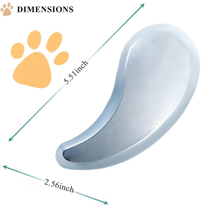Small Dog Brush, Soft Pet Grooming Brush for Shih Tzus, Yorkies, Maltipoos, Maltese, Puppy Massaging Hair Brush, Cat Brush, for Small Animals Rabbits of All Hair Types (Gradient blue)