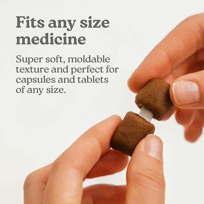 Presidio Earthly Pill Buddy Naturals - Chicken Recipe Pill Hiding Treats for Dogs - Make A Perfect Pill Concealing Pocket Or Pouch - 30 Servings