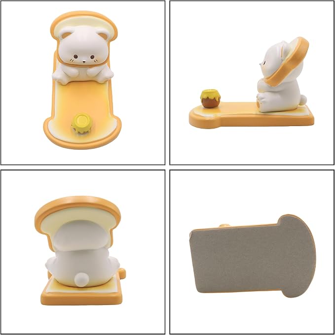Cute Bear Phone Holder for Desk Bear Phone Stand Desktop Holder Stand for All Smartphones Tablets Kawaii Bear Desk Ornament