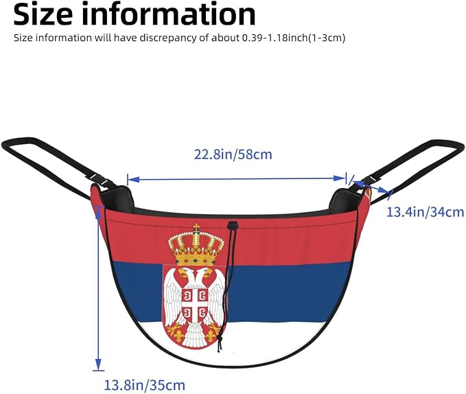Flag of Serbia Car Seat Organizer-Backseat Storage Bag for Travel | Waterproof Durable. Holds Snacks Gear Essentials. Fits Most Cars.