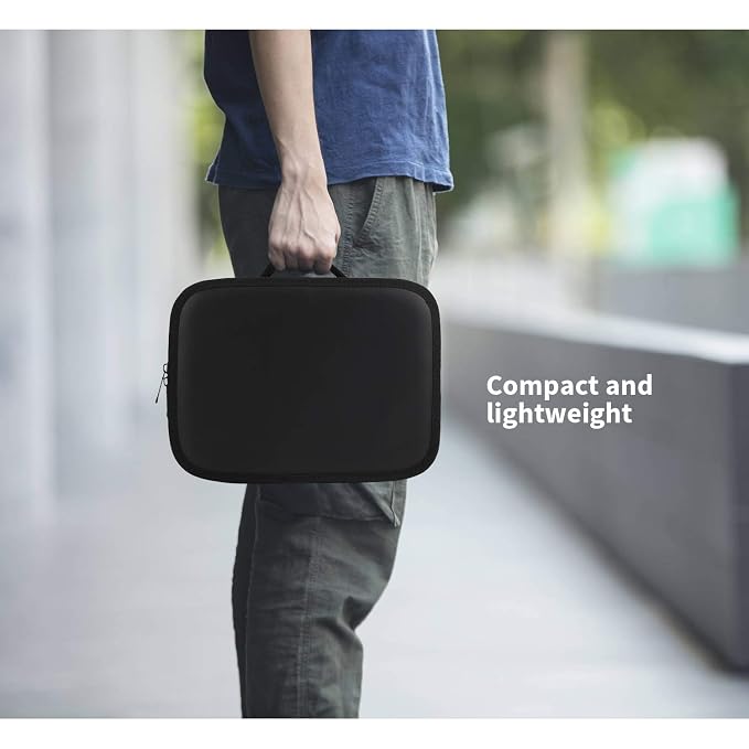 Segbeauty Barber Tool Bag, PU Leather Travel Makeup Toiletry Carrying Case, Hair Styling Cutting Grooming Kit Storage Organizer for Clippers Shears Combs Cosmetics Salon Beauty Supplies
