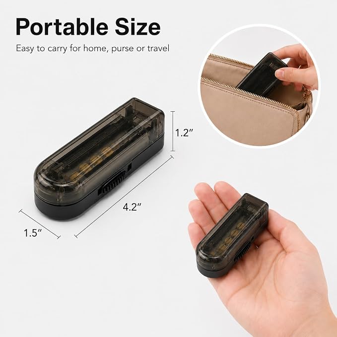 ONE PIX Pill Cutter Splitter for Small and Tiny Pills, Multiple Pill Splitter with Centering Device & Hidden Blade, Adjustable Tablet Cutter for Large Pills, Seniors, Pets, Grey