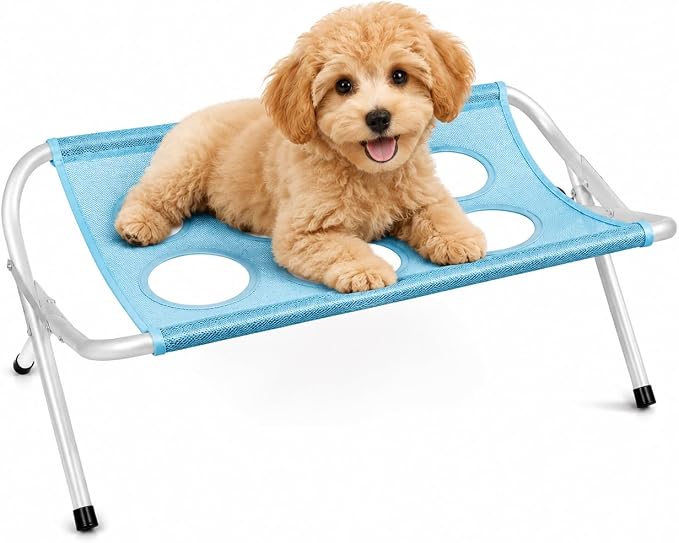 Foldable Pet Bathing Stand, Portable Dog Shower Grooming Rack | Foldable Pet Bathing Stand Provides Stable Support for Dogs During Bath Time, 44 LBS Weight Capacity, Grooming Hammock