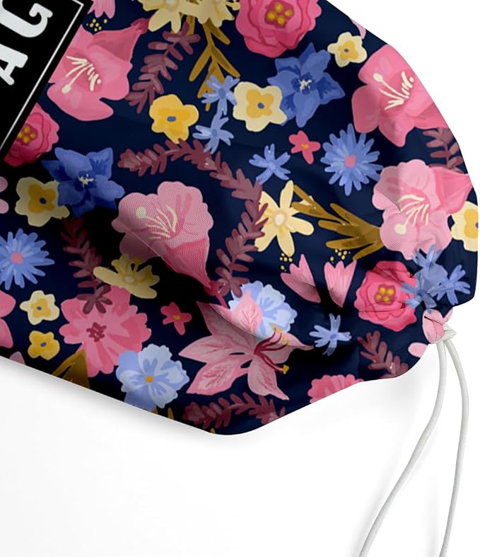Plastic Bag Holder,Reusable And Washable Country Style Grocery Bag organizer,For Home Kitchen Travelling Camping Decor, use 1 Pack,Retro Flowers Pattern