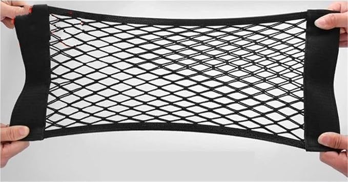 Car Nets 40X90CM/60X110CM Car Trunk Net Boot String Mesh Elastic Nylon Rear Back Cargo Trunk Storage Organizer Luggage Net Holder Cargo Net (25 * 60)