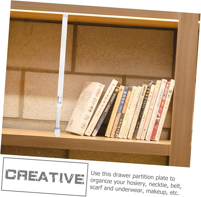 Healifty 2pcs Divider Versatile Drawer Organizers for Socks Ties and Accessories Easy Design for Neat Home Storage