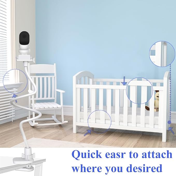 Baby Monitor Holder Mount for Owlet Cam Dream Sight (Gen 3)/Dream Duo (Gen 2)/Cam (Gen2)/ (Gen 1)