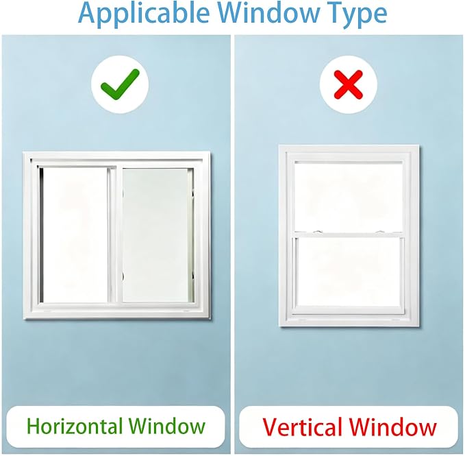 Vertical Cat Door for Window, Fits 41"-62" Height Window, 1-Min Install | Aluminum Frame + HD Glass | Weatherproof Design | Magnetic Closure Window Cat Door Insert, Adjustable Pet Door Window for Cats