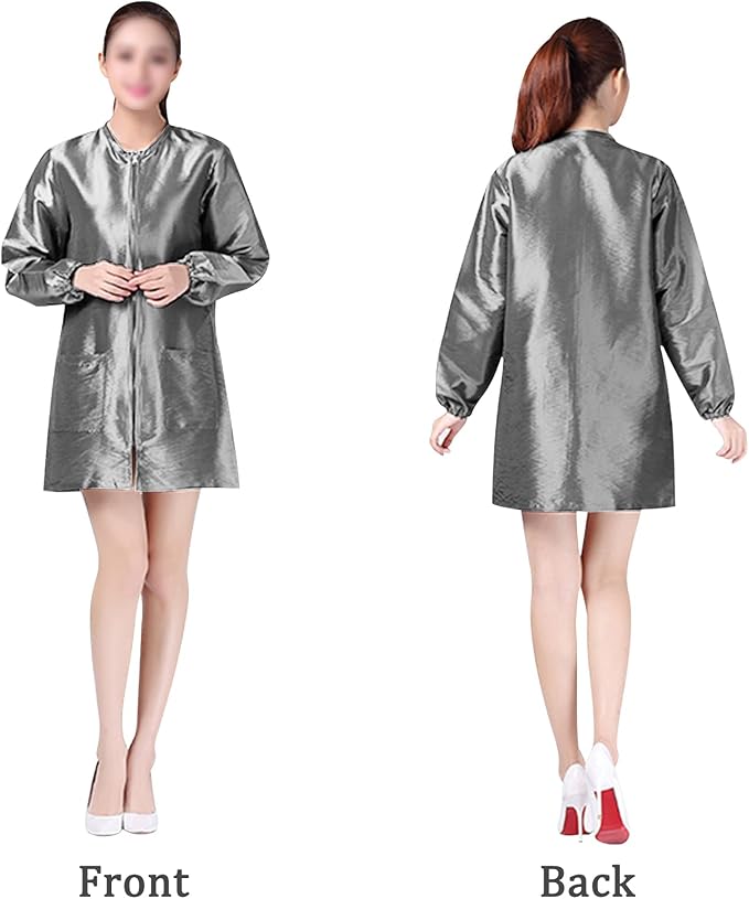 Polyester Professional Salon Smock Hair Stylist Jacket | Water-resistant Haircut Cape, Pet Grooming Workwear, Barber Apron