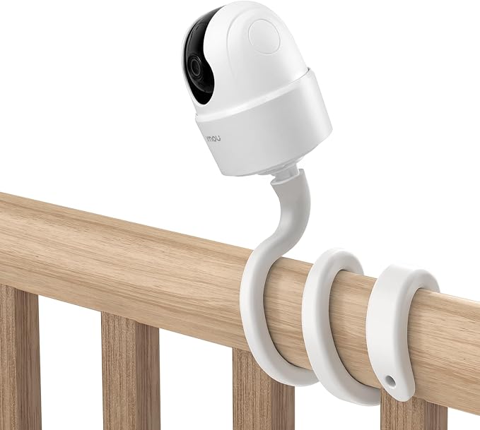 HOLACA Camera Flexible Twist Mount for Imou 2K WiFi Security Camera Indoor Pet Dog Baby Camera and Other Standard 1/4 Threaded Hole Cameras for Crib Nursery Pillars