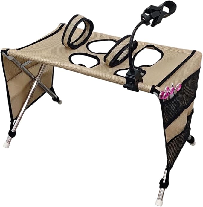 Pet Grooming Table - Dog Wash Stand, Portable Grooming Platforms | Grooming Arm, Pet Bathing Station, Dog Grooming Supplies For Home Washing Drying Brushing Trimming Nail Care Puppy Cat