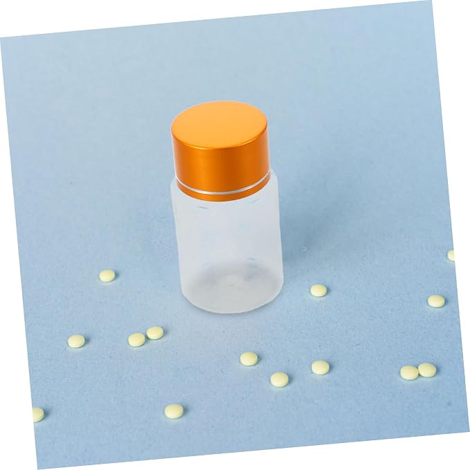 20pcs 30ml Plastic Pill Bottles with Airtight Lids for Medication and Pills, Multipurpose Medicine Storage Organizer, Leakproof Pet Containers for Travel and DIY Powder Storage